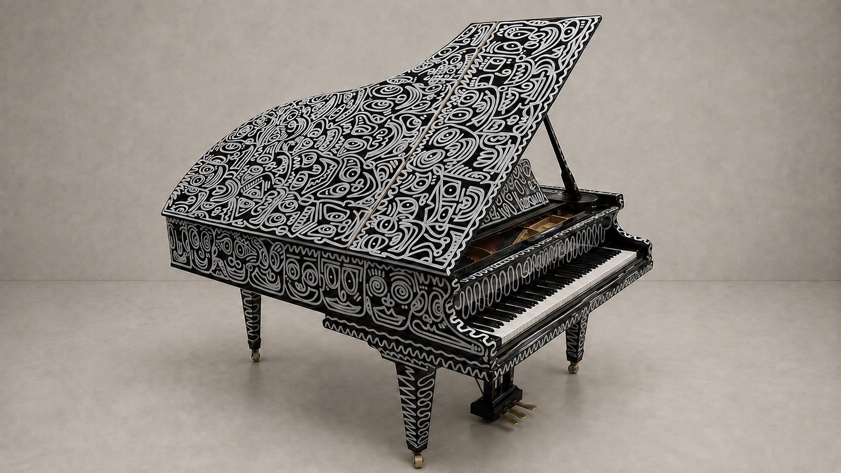 VIBRA PIANO — Skulptur von Romulo Kuranyi